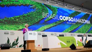 Πρόεδρος της Ευρωπαϊκής Επιτροπής, Ούρσουλα φον ντερ Λάιεν COP30